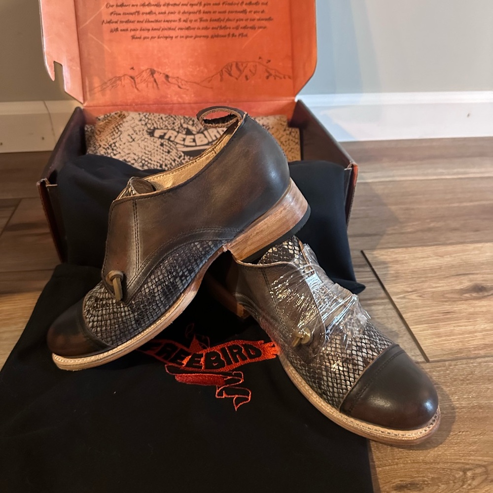 Freebird Mabel Snakeskin Loafer